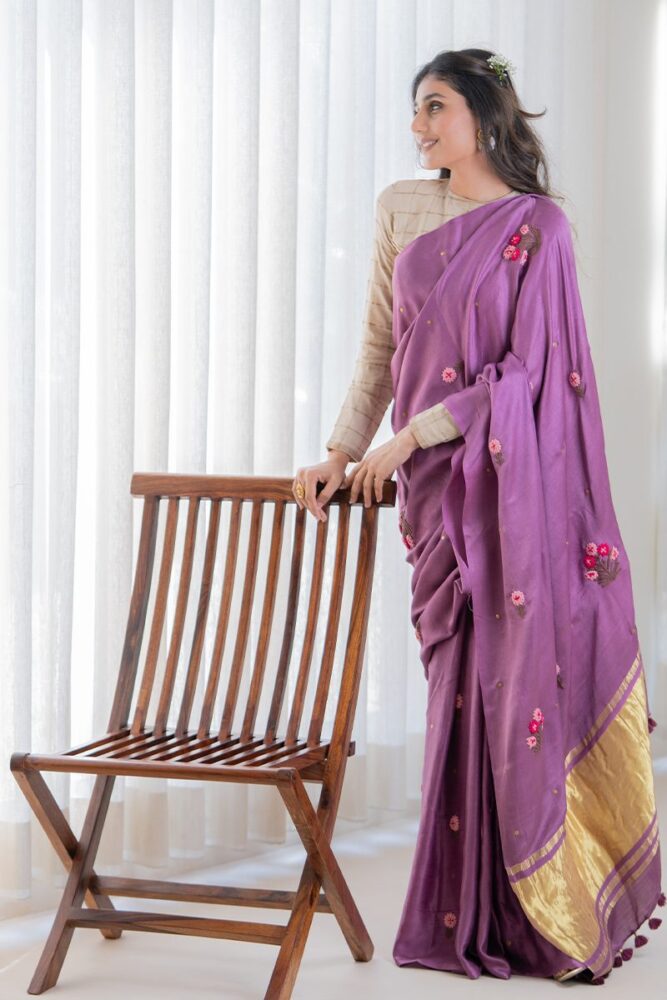 Sadabahar Gajji Silk Saree