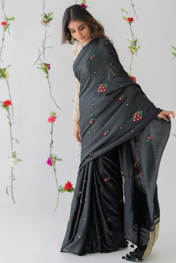 Chandni Gajji Silk Saree