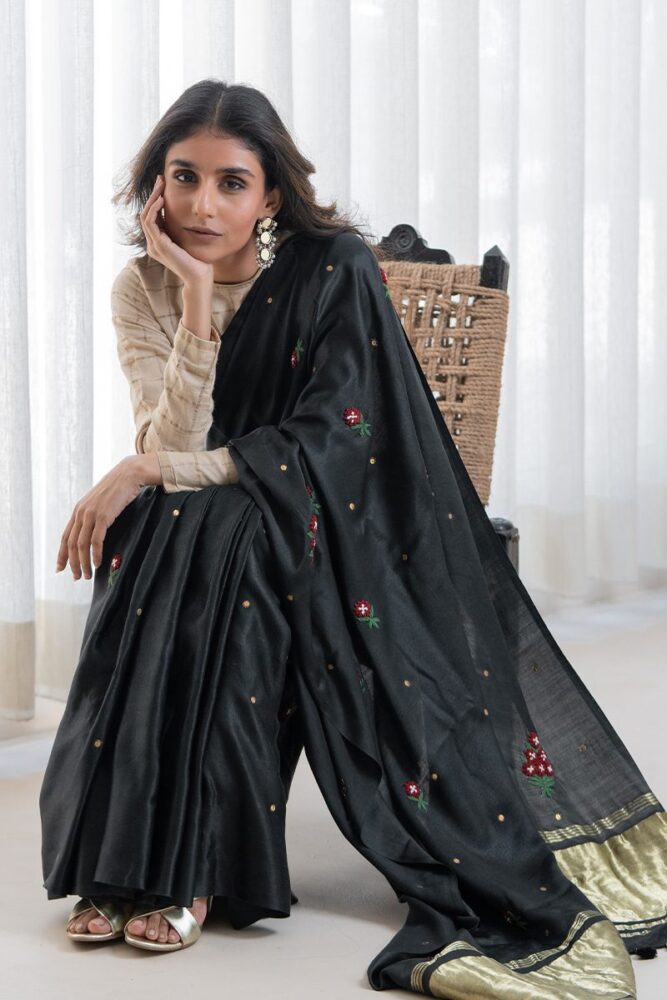 Chandni Gajji Silk Saree