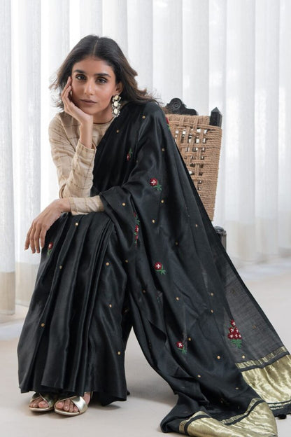 Chandni Gajji Silk Saree