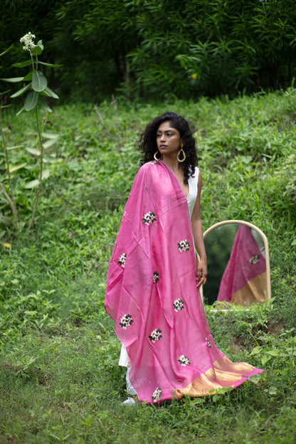 Binsar Tassar Silk Duppatta