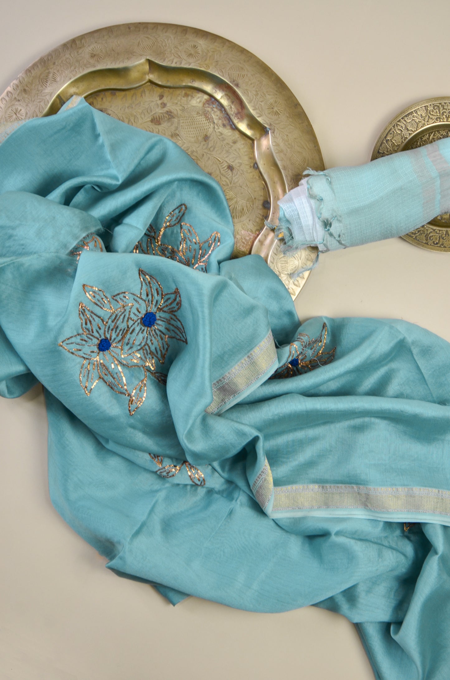 Lily Chanderi fabric & Duppatta Combo Set