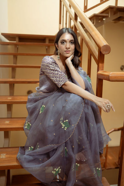 Aakashi Organza Saree