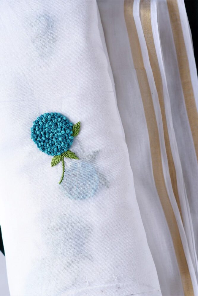 Blue Hydrangeas Fabric