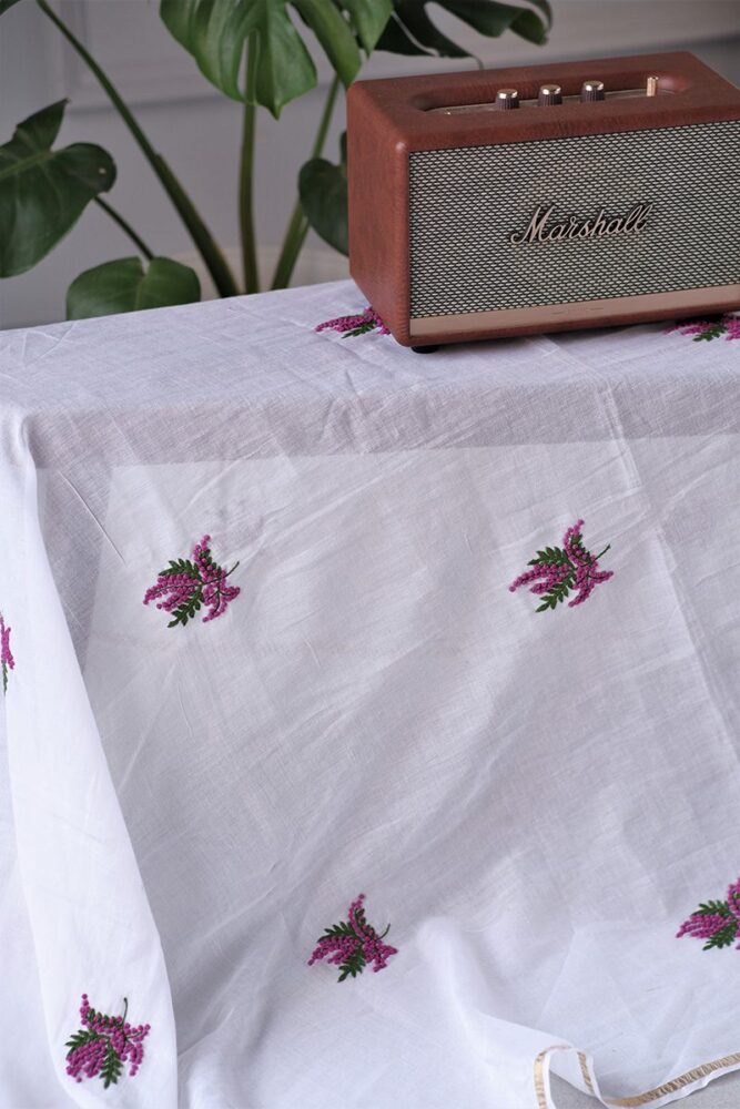 Magenta Lilacs Fabric