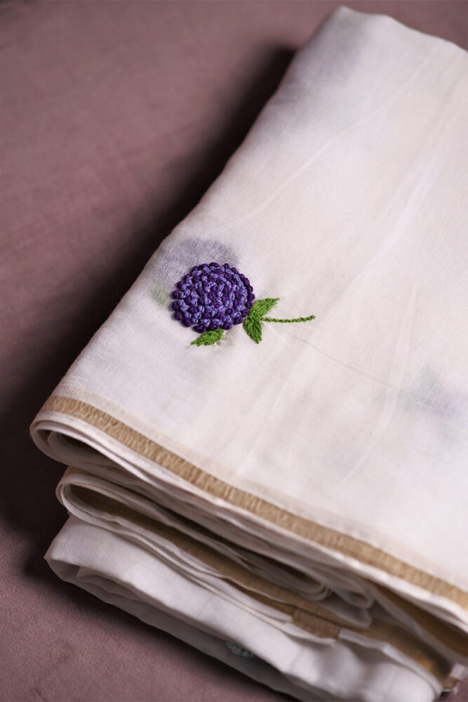 Purple Hydrangeas Fabric